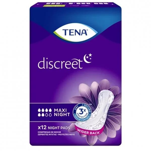 Compresas incontinencia noche Maxi - 12 ud - Imagen del producto en Findit