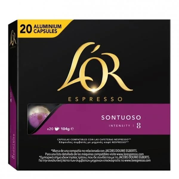 Café Espresso Sontuoso 20 Cápsulas - 20 ud - Imagen del producto en Findit