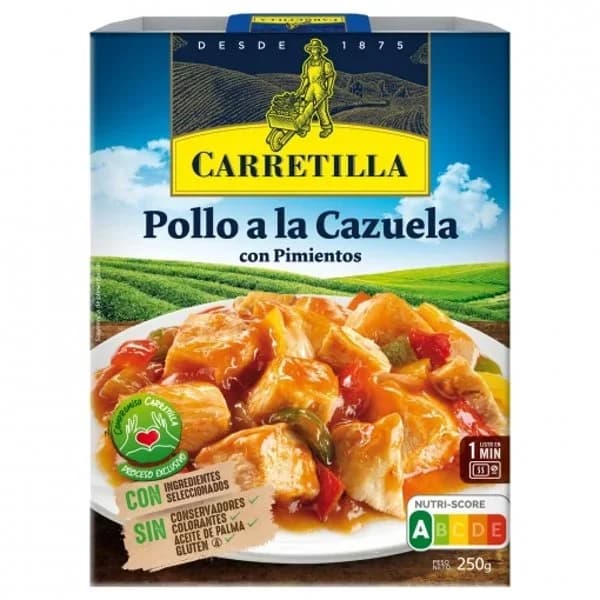 Pollo con pimientos 250 g - 0.25 kg - Imagen del producto en Findit