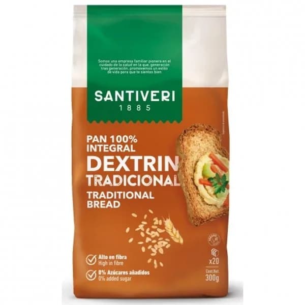 Pan tostado integral 300 g - 0.3 kg - Imagen del producto en Findit
