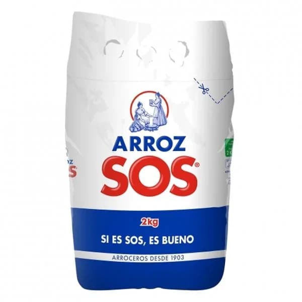 Arroz redondo SOS, bolsa 2 kg - 2.01 kg - Imagen del producto en Findit