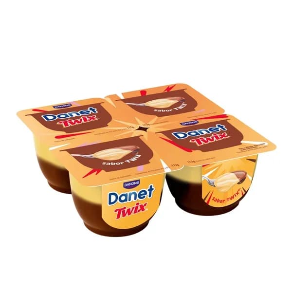 Postre Danet Twix Chocolate 4UD - 0.46 kg - Imagen del producto en Findit