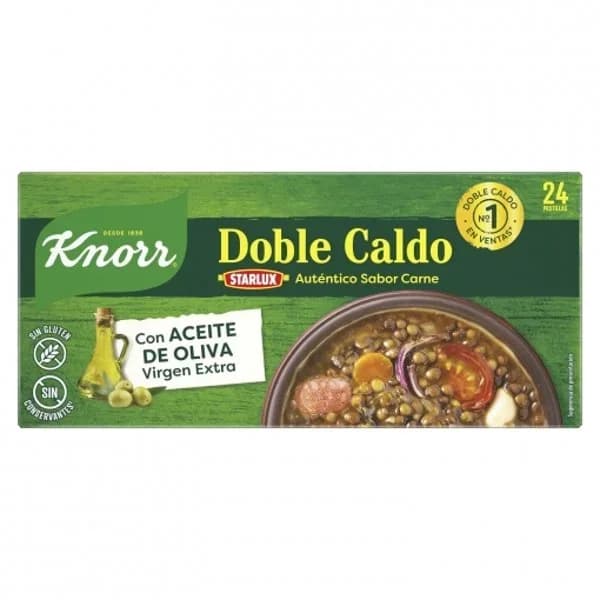 Caldo KNORR, 24 pastillas, caja 240 g - 0.26 kg - Imagen del producto en Findit