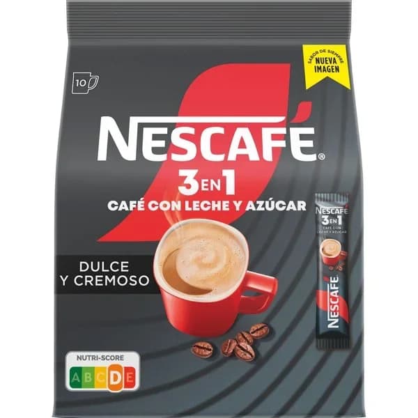Café con leche y azucar 10 sobres - 9.97 ud - Imagen del producto en Findit
