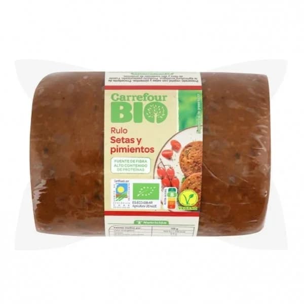 Rulo de setas y pimientos ecológico Carrefour Bio 750 g. - 0.75 kg - Imagen del producto en Findit