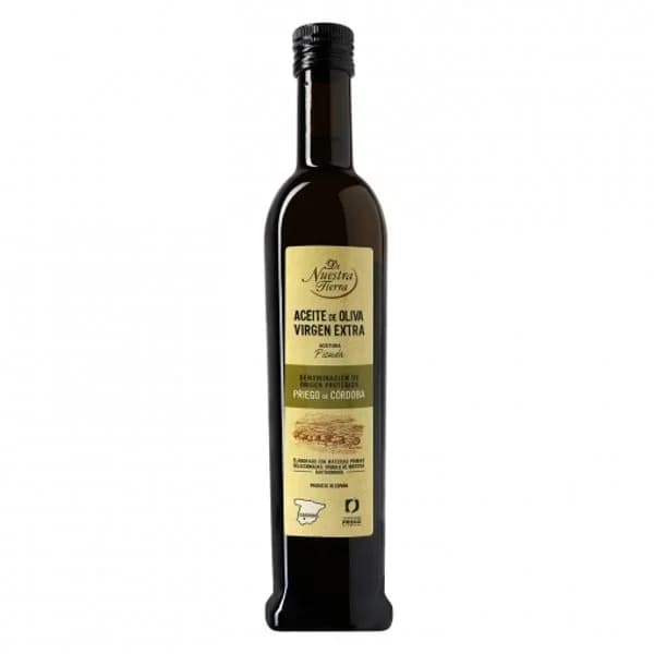 Aceite de oliva virgen extra De Nuestra Tierra D.O Priego de Córdoba - 0.5 l - Imagen del producto en Findit