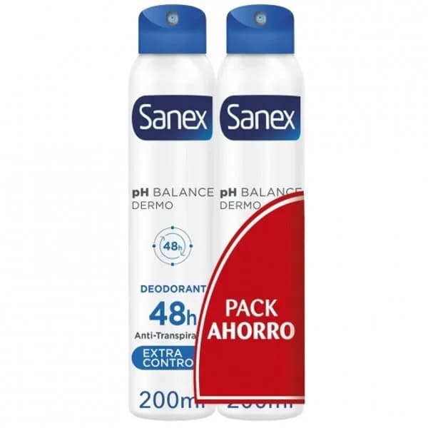 Desodorante extracontrol SANEX, pack 2x200  ml - 1 ud - Imagen del producto en Findit