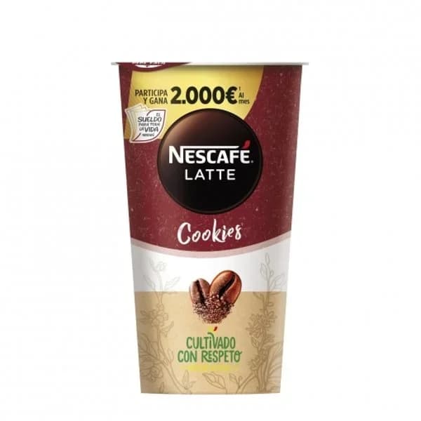 Café latte cookies Nescafé sin gluten 205 ml. - 0.21 l - Imagen del producto en Findit