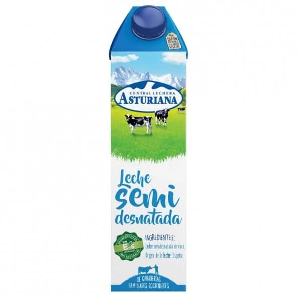Leche semidesnatada 1 l - 1 l - Imagen del producto en Findit
