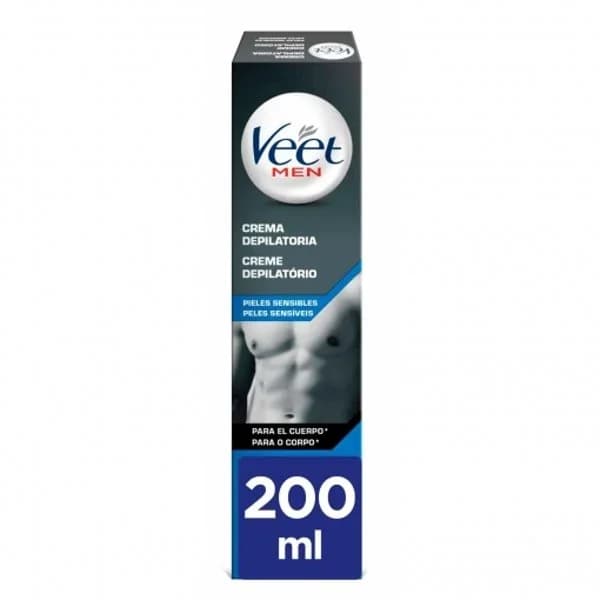 Gel crema depilatorio corporal piel sensible Veet tubo 200 ml - 0.2 l - Imagen del producto en Findit