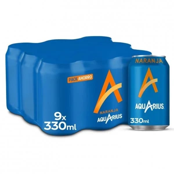 Bebida Isotónica Naranja Lata 9 x 330ML - 2.97 l - Imagen del producto en Findit