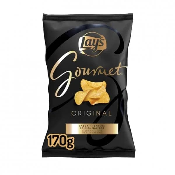 Patatas fritas original Gourmet Lay's sin gluten 170 g. - 0.17 kg - Imagen del producto en Findit