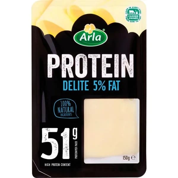 Queso en lonchas protein Arla 150 g. - 0.17 kg - Imagen del producto en Findit