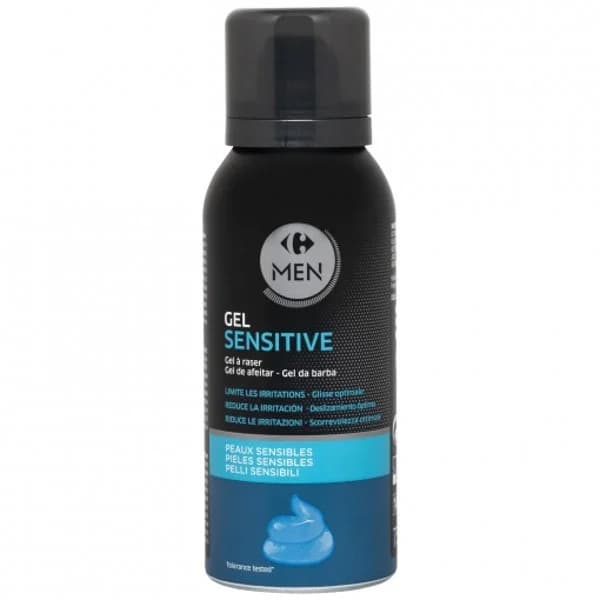 Gel de afeitado piel sensible Carrefour Men 75 ml. - 0.08 l - Imagen del producto en Findit