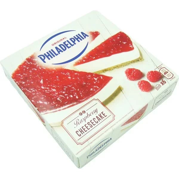 Tarta de queso con frambuesas Philadelphia caja 390 g - 0.39 kg - Imagen del producto en Findit