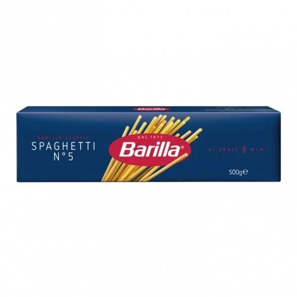 Pasta espaguetis nº 5 Barilla 500 g. - 0.5 kg - Imagen del producto en Findit