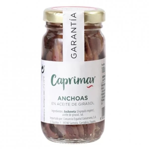 Anchoas Aceite Girasol - 0.05 kg - Imagen del producto en Findit