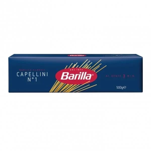 Pasta Capellini nº 1 Barilla 500 g. - 0.5 kg - Imagen del producto en Findit
