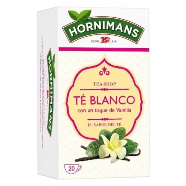 Té blanco con un toqué de vainilla en bolsitas Hornimans 25 ud. - 1 ud - Imagen del producto en Findit