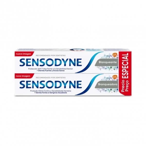 Duplo dentífrico blanqueante SENSODYNE, pack 1 ud. - 1 ud - Imagen del producto en Findit