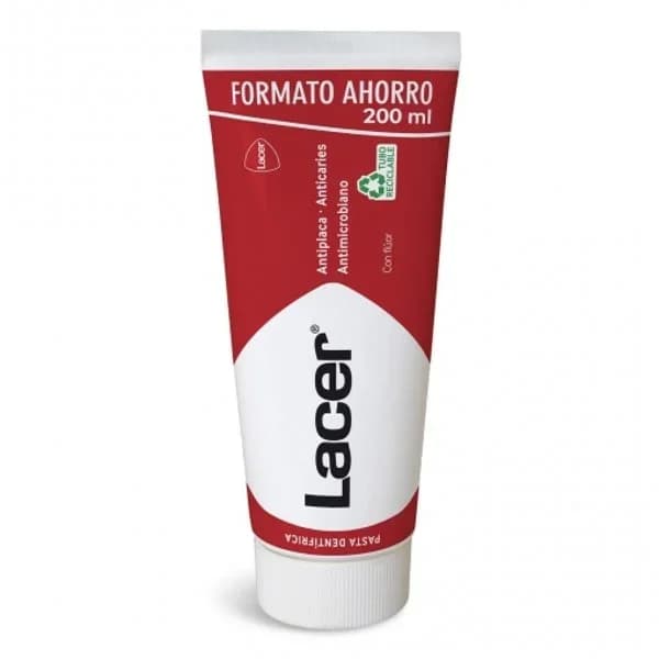 Dentífrico antiplaca y anticaries de uso diario con flúor Lacer 200 ml. - 0.2 l - Imagen del producto en Findit