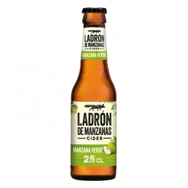Cider Ladrón de manzanas sabor manzana verde botella 25 cl. - 0.25 l - Imagen del producto en Findit