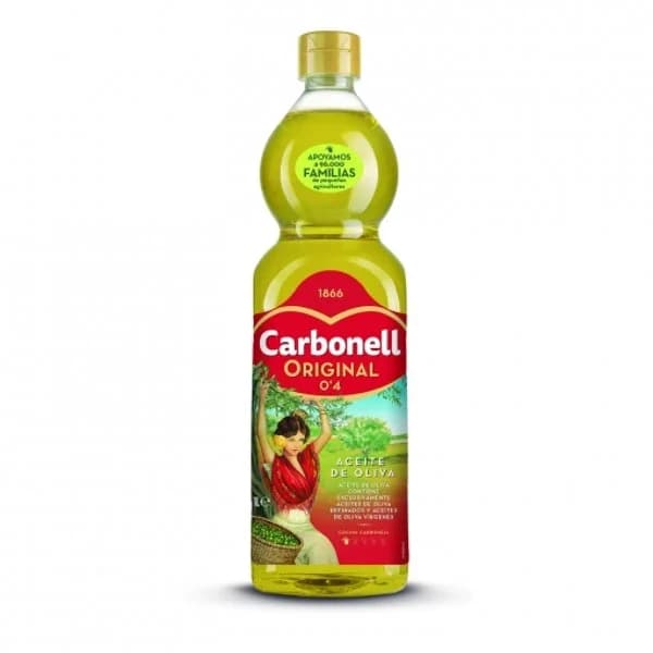 Aceite de oliva 0,4º CARBONELL, botella 1 litro - 1 ud - Imagen del producto en Findit