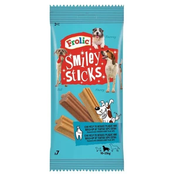 Smiley Sticks Dentales para Perros 175g - 0.17 kg - Imagen del producto en Findit