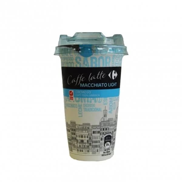Café latte macchiatto light Carrefour Sensation sin gluten 250 ml. - 0.25 l - Imagen del producto en Findit