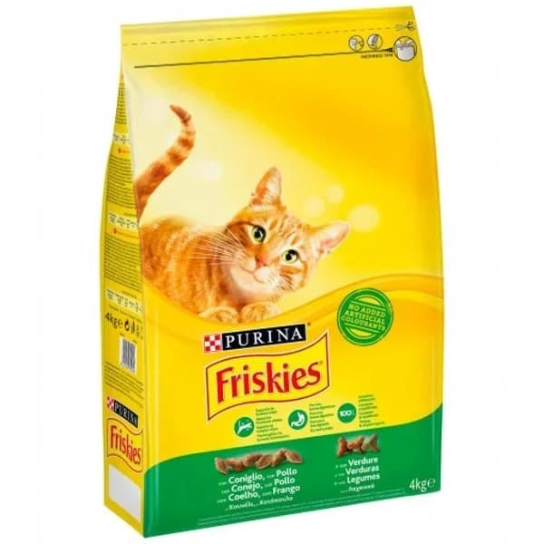 Pienso de conejo, pollo y verdura para gato adulto  Purina Friskies  4 Kg - 4 kg - Imagen del producto en Findit