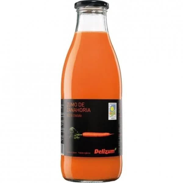 Zumo de zanahoria ecológico Delizum botella 1 l. - 1 l - Imagen del producto en Findit