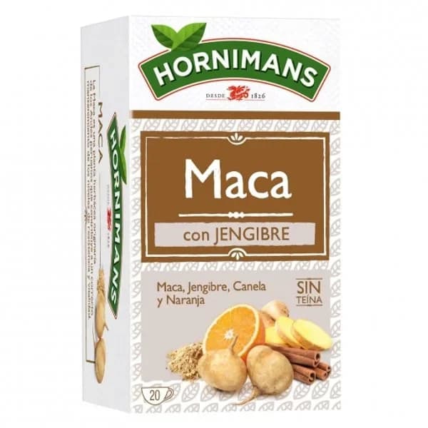 Infusión de maca con jengibre 20 sobres - 19.93 ud - Imagen del producto en Findit