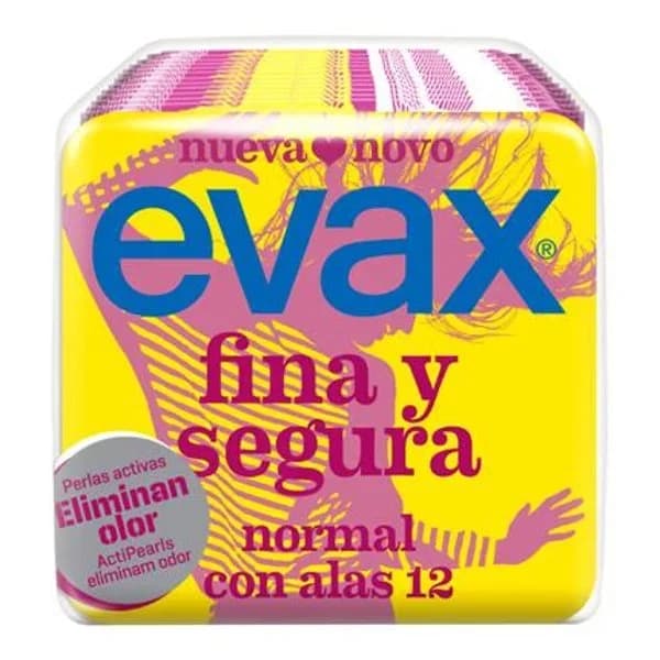 Compresa Fina y Segura Normal con Alas 12UD - 1 ud - Imagen del producto en Findit