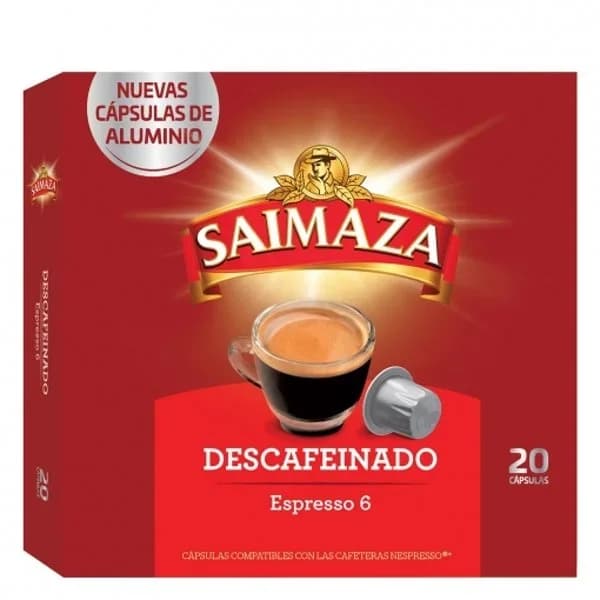 Café Cápsula Descafeinado 20UD - 0.1 kg - Imagen del producto en Findit