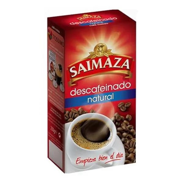 Café molido natural descafeinado Saimaza 250 g. - 0.25 kg - Imagen del producto en Findit