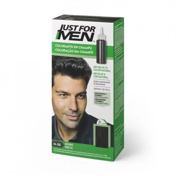 Colorante en champú negro Just for Men 30 ml. - 0.03 l - Imagen del producto en Findit