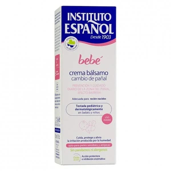 Crema bálsamo pañal INSTITUTO ESPAÑOL, tubo 150 ml - 0.15 l - Imagen del producto en Findit