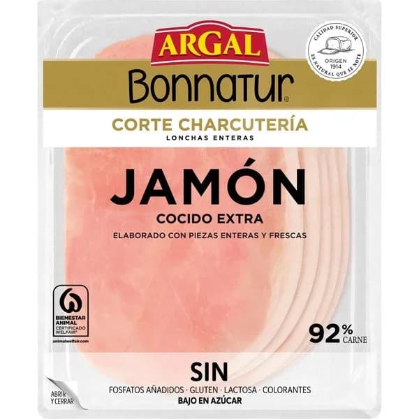 Jamón Cocido Bonnatur - 0.13 kg - Imagen del producto en Findit