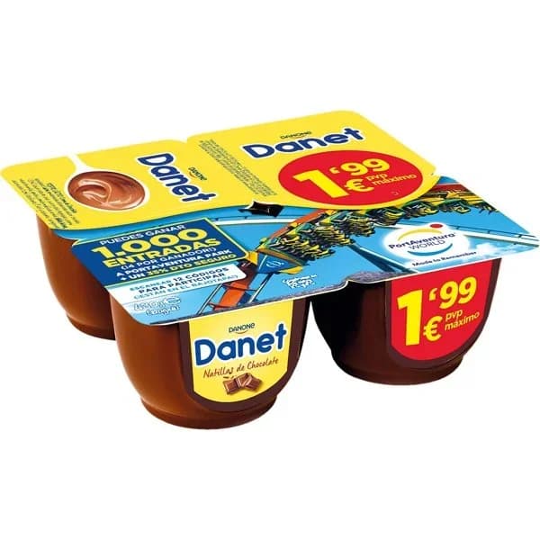 Natillas Danet Choco 4UD - 0.48 kg - Imagen del producto en Findit
