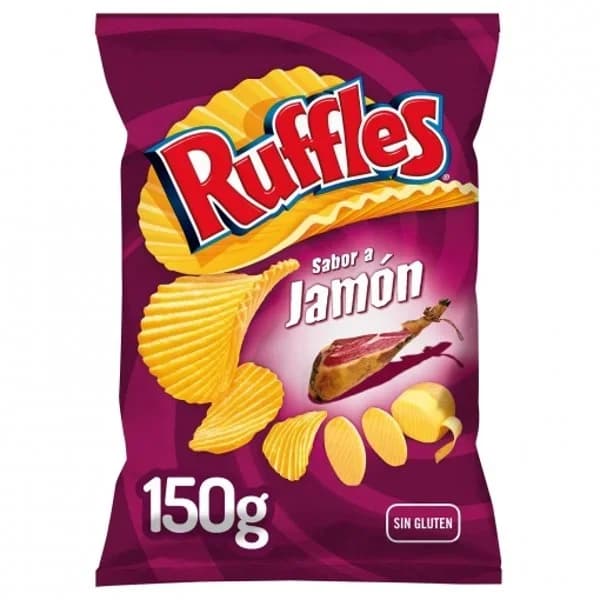 Patatas Fritas Lay's Jamón 160G - 0.15 kg - Imagen del producto en Findit