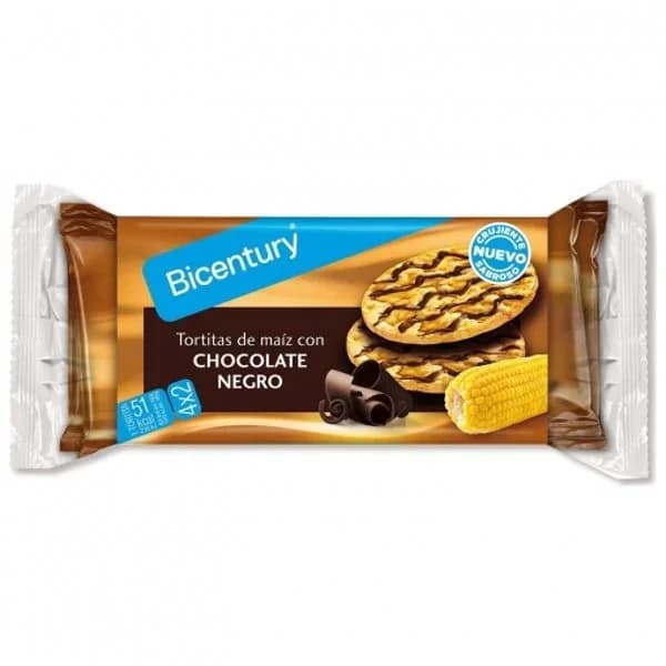 Tortita arroz con chocolate negro Nackis 93 g - 0.09 kg - Imagen del producto en Findit