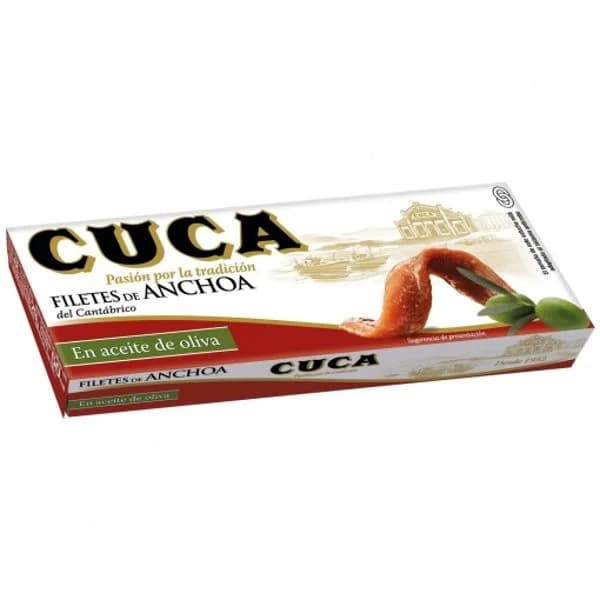 Anchoa en aceite de oliva CUCA, lata 29 g - 0.03 kg - Imagen del producto en Findit