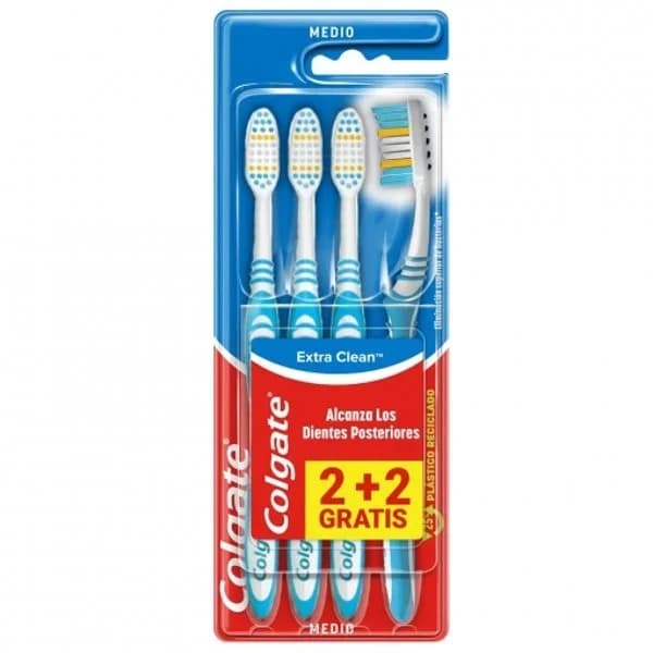 Cepillo Dental Extra Clean 2U+2 Gratis - 4 ud - Imagen del producto en Findit