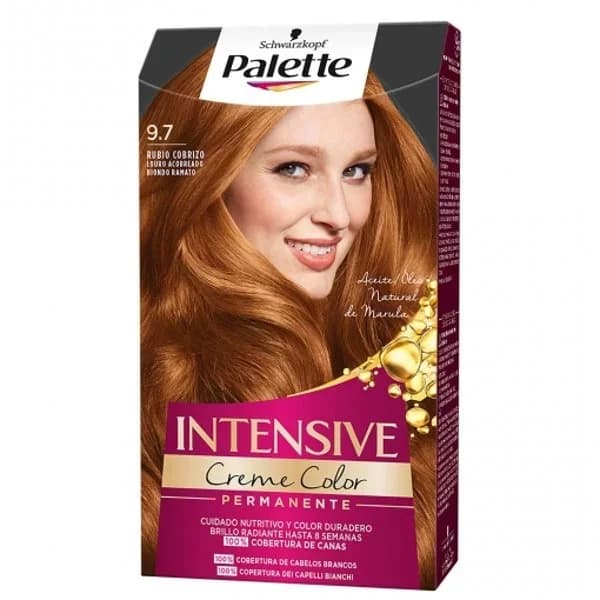 Tinte Intensive N.9.7 rubio cobre PALETTE, caja 1 ud - 1 ud - Imagen del producto en Findit