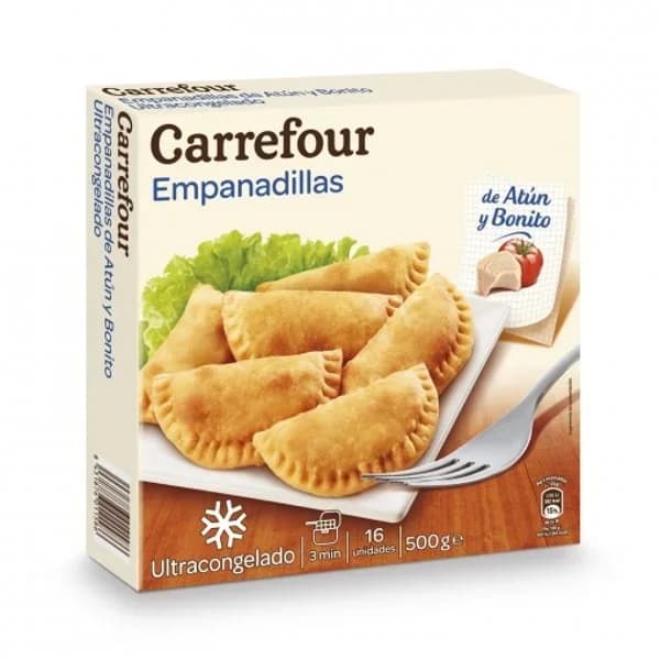 Empanadillas de atún Carrefour 500 g. - 0.5 kg - Imagen del producto en Findit