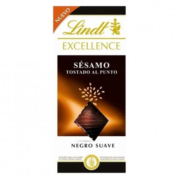 Chocolate con sésamo LINDT Excellence, tableta 100 g - 0.1 kg - Imagen del producto en Findit