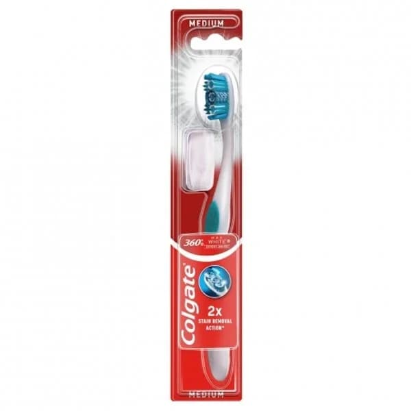 Cepillo de dientes medio blanqueador Max White 360° Colgate 1 ud. - 1 ud - Imagen del producto en Findit