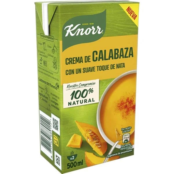Crema de Calabaza 500ML - 0.5 l - Imagen del producto en Findit