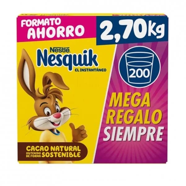 Cacao soluble instantáneo Nesquik - 2.69 ud - Imagen del producto en Findit