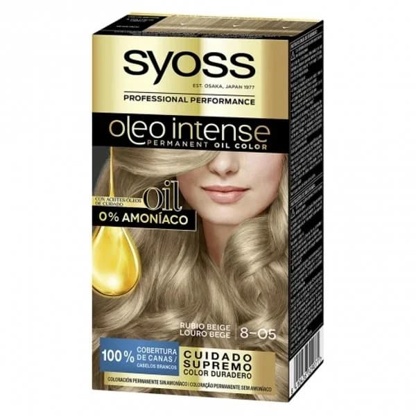 Tinte rubio beige N.8.05. SYOSS, caja 1 ud - 1 ud - Imagen del producto en Findit
